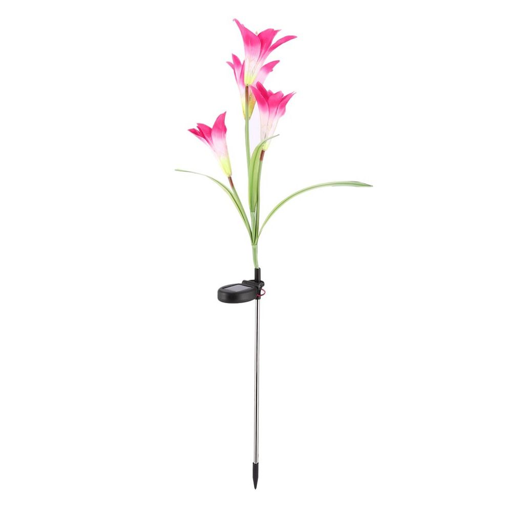 Icoco 4 Led Solar Power Flower Lawn Light Waterproof Icoco 4 Led Solar Power Flower Lawn Light Waterproof Heads Lily Outdoor Garden Yard Landscape Balcony Decorative Lamp From China Dhgate