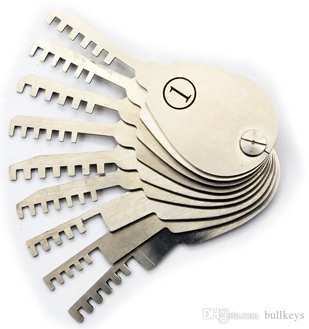 Hot Sale Double Sided Padlock Picks Door Lock Opener Locksmith Tool