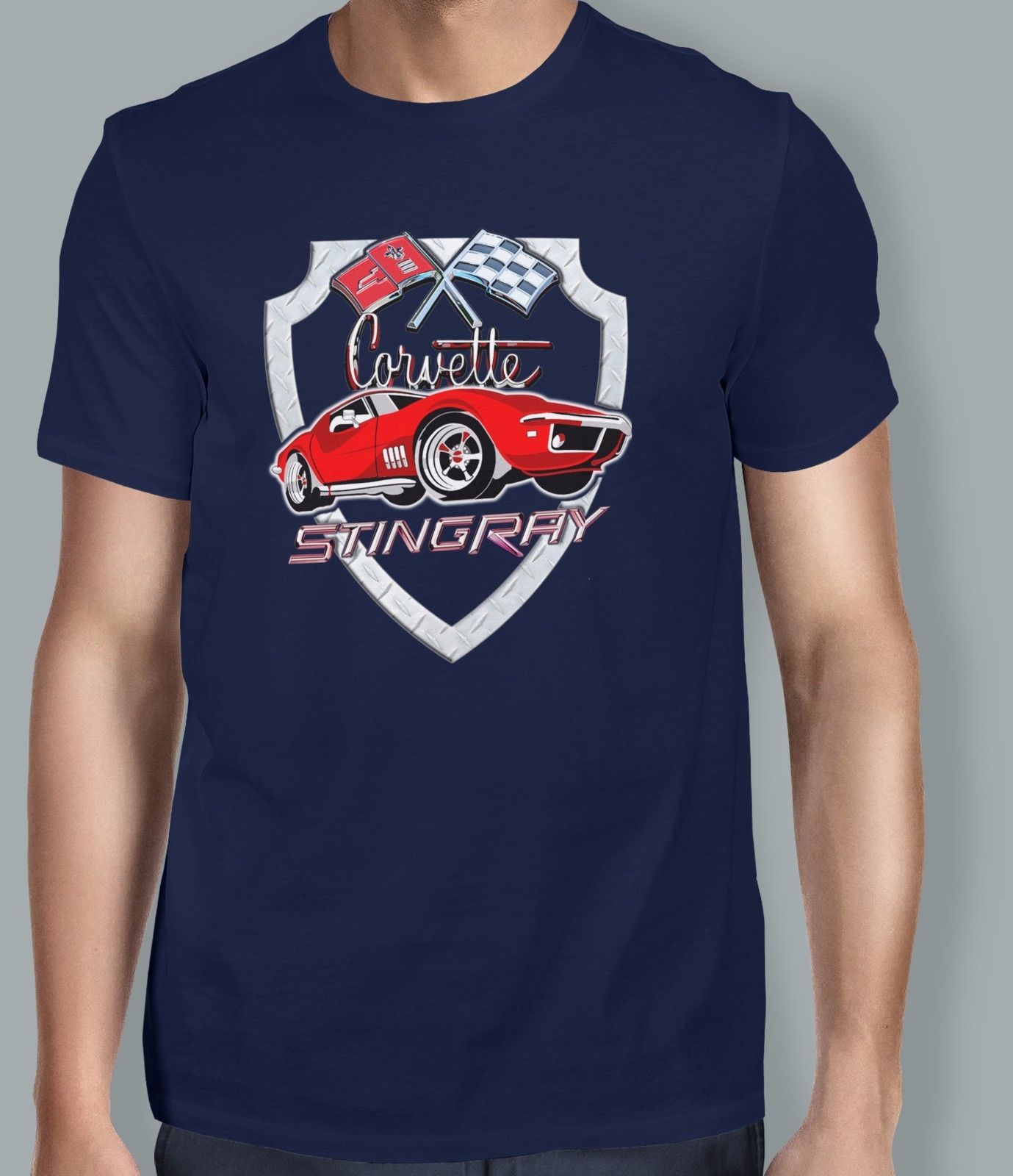 Corvette T Shirts >> 2018 Vintage American Car Corvette Stingray Men Printed T Shirt Summer Fashion Tee Shirt Corvette T Shirts >> 2018 Vintage American Car Corvette Stingray Men Printed T Shirt Summer Fashion Tee Shirt