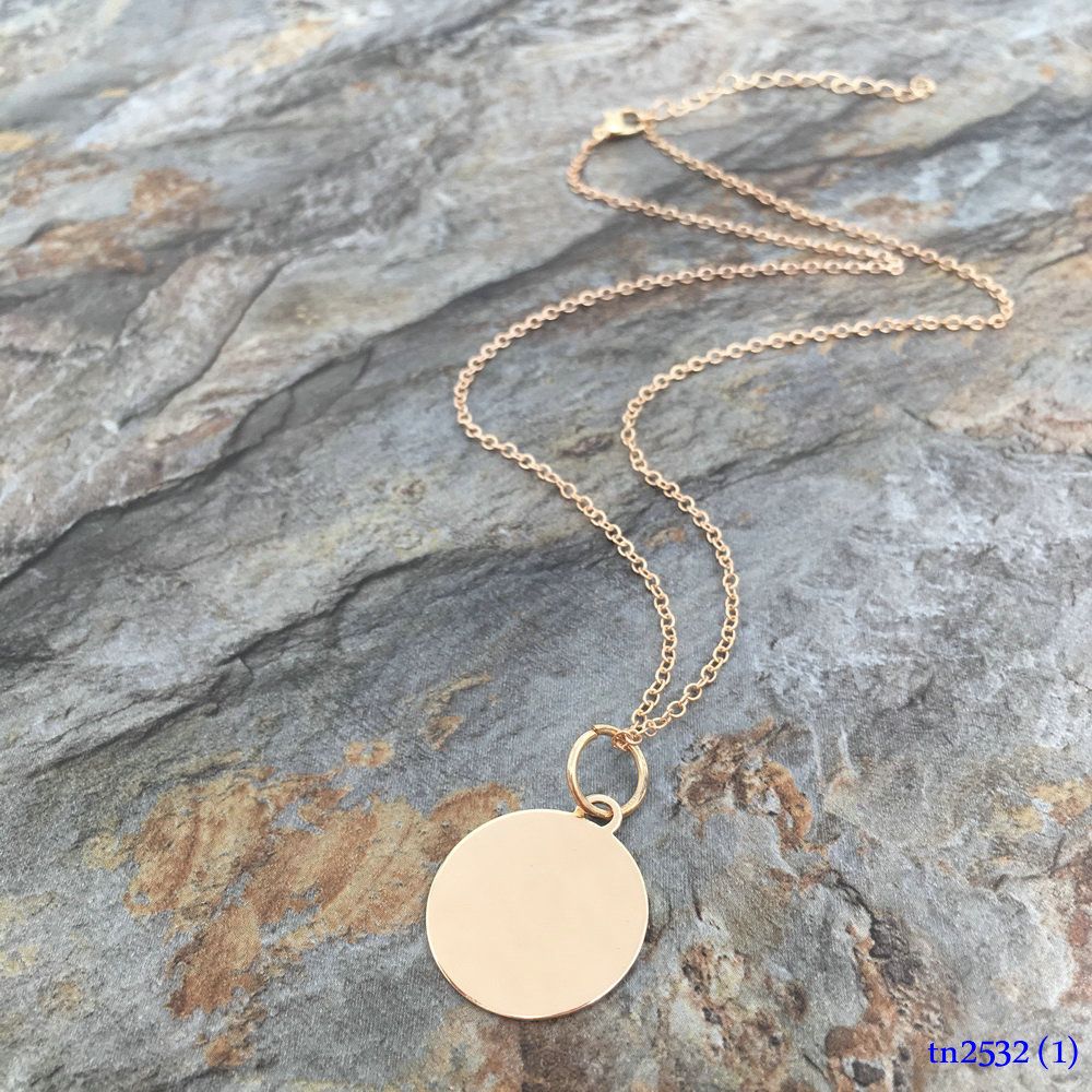 wholesale small moq bulk personalized blank charms necklace for