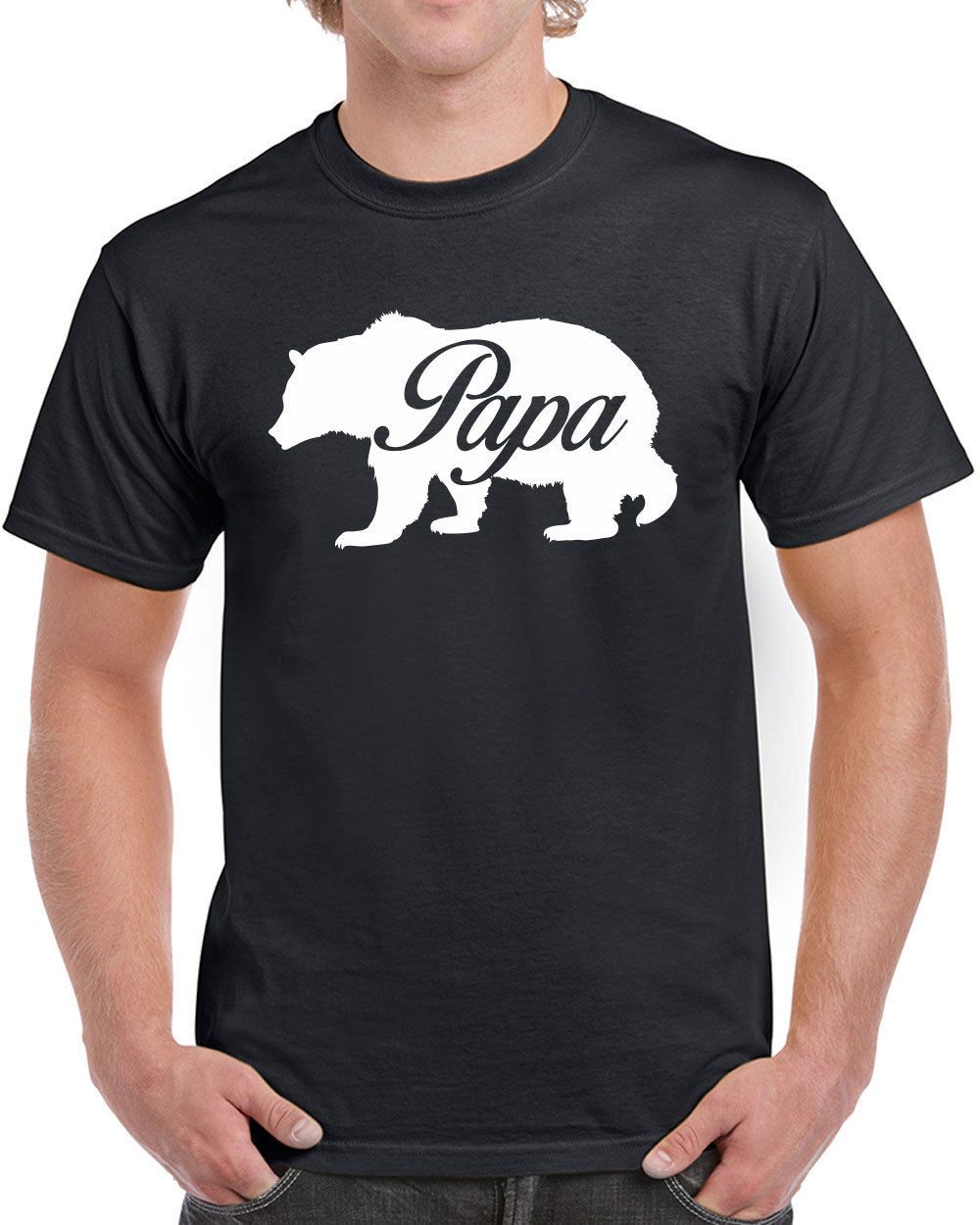 561 papa bear mens t shirt fathers day new dad gift present daddy