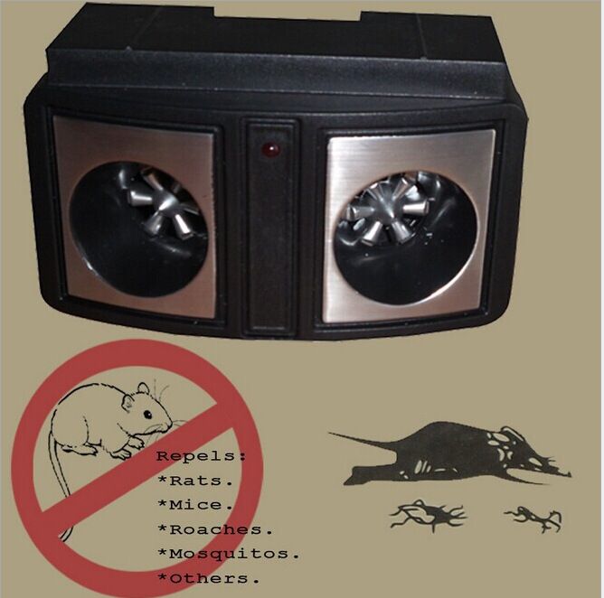 2020 Electronic Ultrasonic Dual Sonic Pest Repeller Mice Rat Rodent Control Mosquito Cockroach