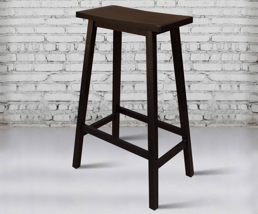 29inch Solid Pine Wood Saddle Seat Bar Stool Black Wooden 29inch Solid Pine Wood Saddle Seat Bar Stool Black Wooden Chair Bench With 71 04 Set On Willtrade888 S Dhgate Com