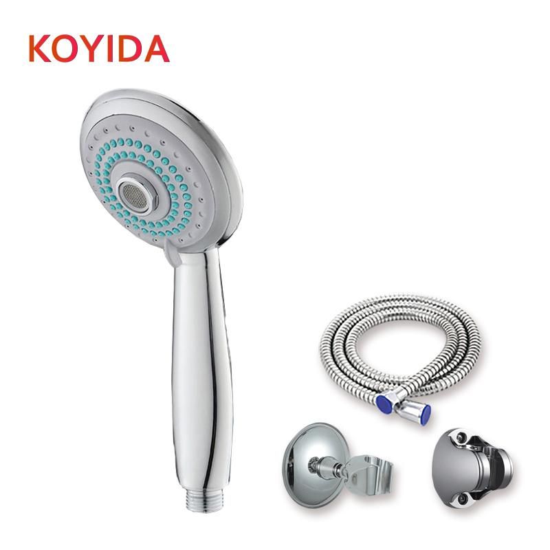 2019 Koyida Shower Head Set Brass Chrome 3 Functions Water Saving 2019 Koyida Shower Head Set Brass Chrome 3 Functions Water Saving Rain High Pressure Filter Round Single Nozzle Je139 From Zaling