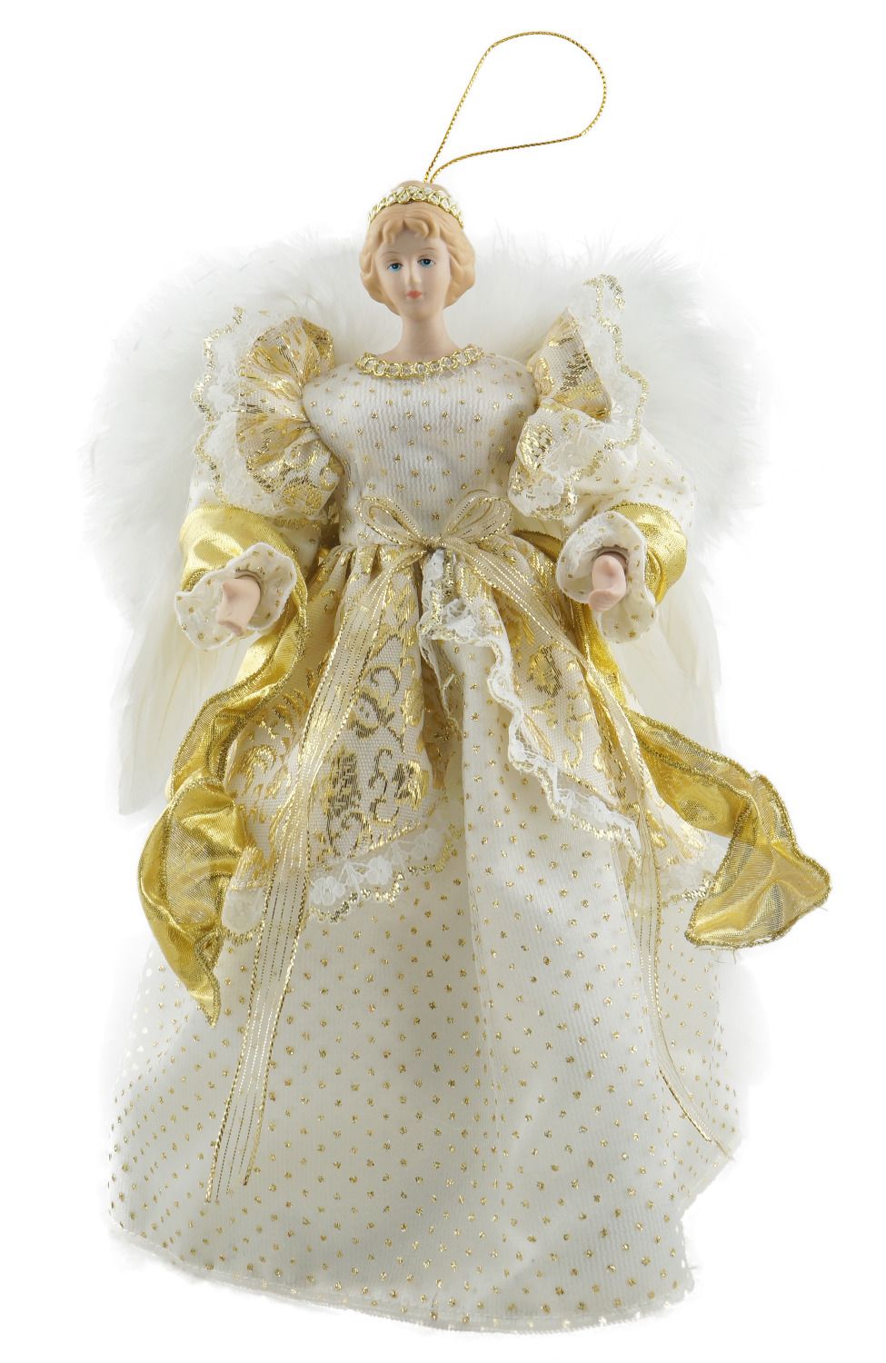 Cosette Christmas Angel Tree Topper Porcelain Doll Ornament 12 Inches 30 Cm Height Decorated Ornaments Homes For From Cosette Christmas Angel Tree Topper Porcelain Doll Ornament 12 Inches 30 Cm Height Decorated Ornaments Homes For From