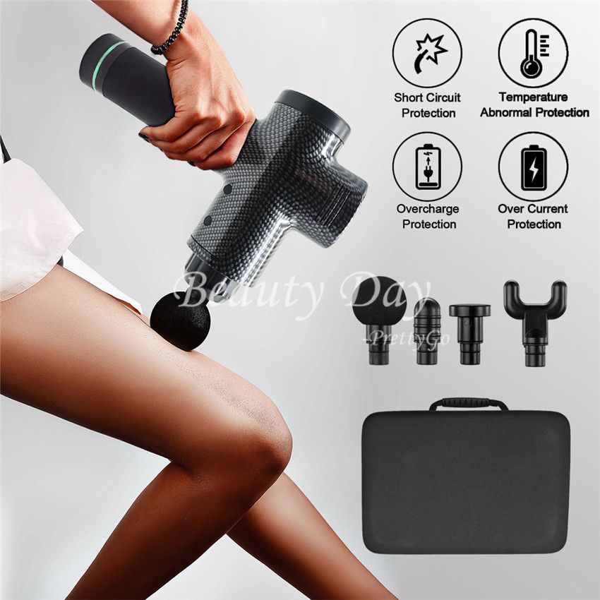 Fitness Electric Muscle Massage Gun Deep Muscle Foot Back Massager