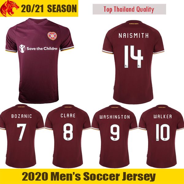 2021 20 21 Heart Of Midlothian Fc Soccer Jerseys NAISMITH ...