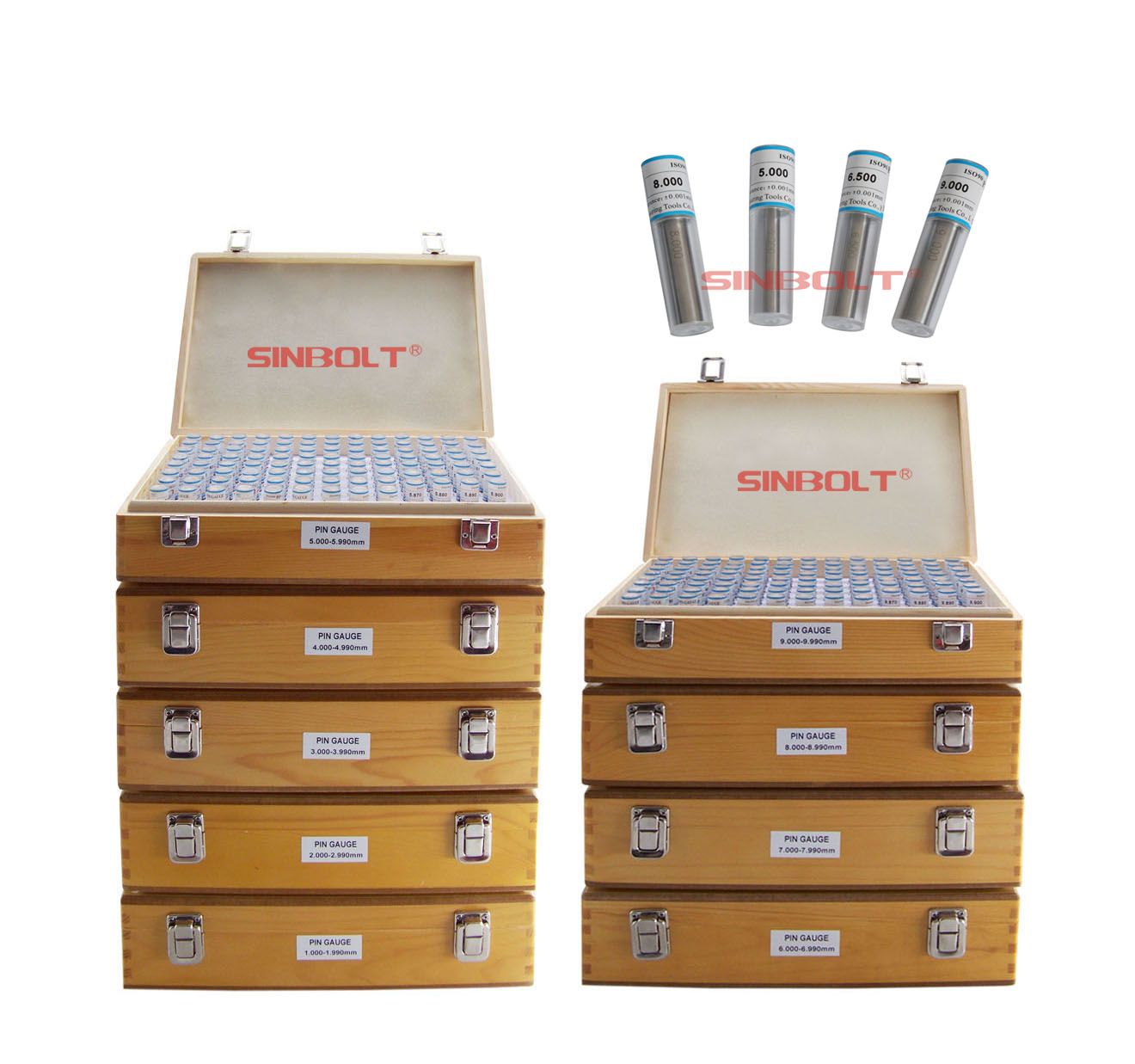 2020 Pin Gauge ,Pin Gauge Set,1.000mm 10.000mmInterval 0.01,,Fast