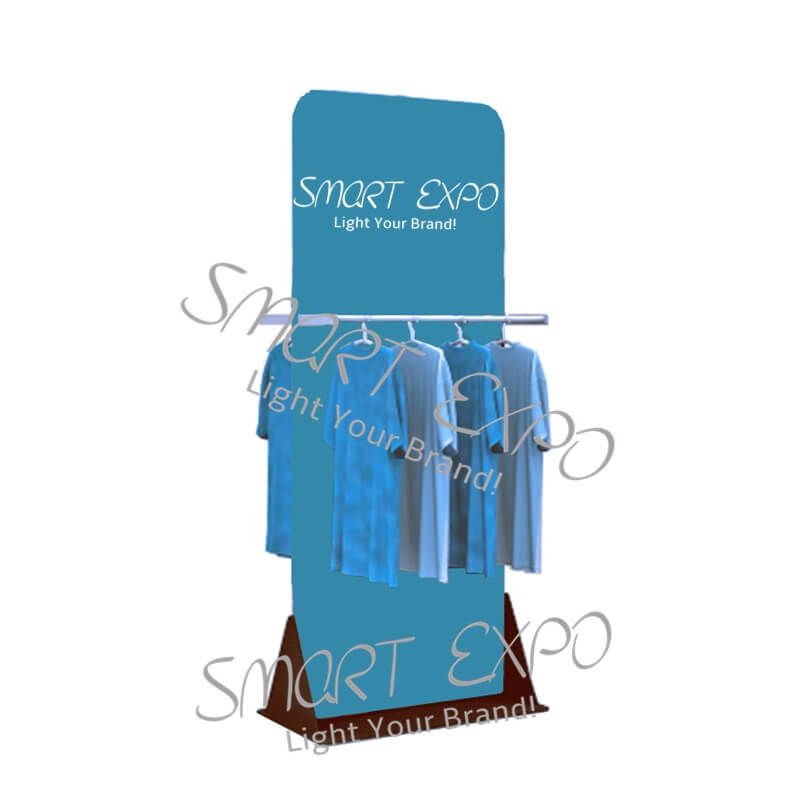 2020 Clothes Trade Show Banner Display Boutique Dressing Display Rack