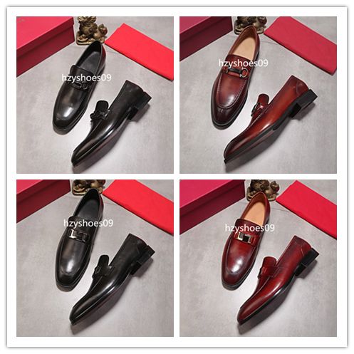 2020 New Men S Business Shoes Brand Designer Cow Leather Inner