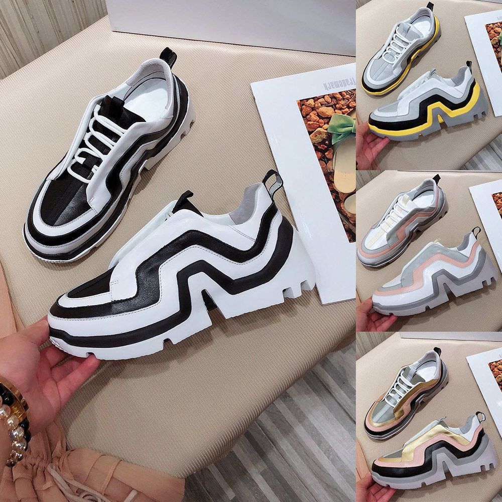 20FW Luxury Designer Sneakers Shoes Women Fashion Calfskin Low Top Vibe