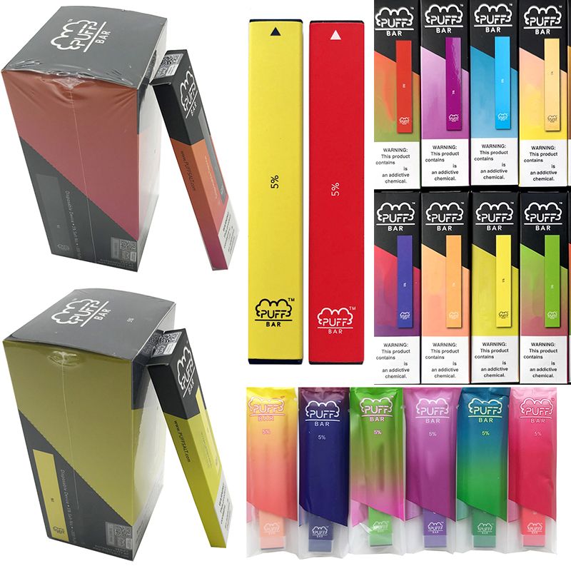 Hot Puff Bar Disposable Pen Vape Device Kit With Security Code 280mah