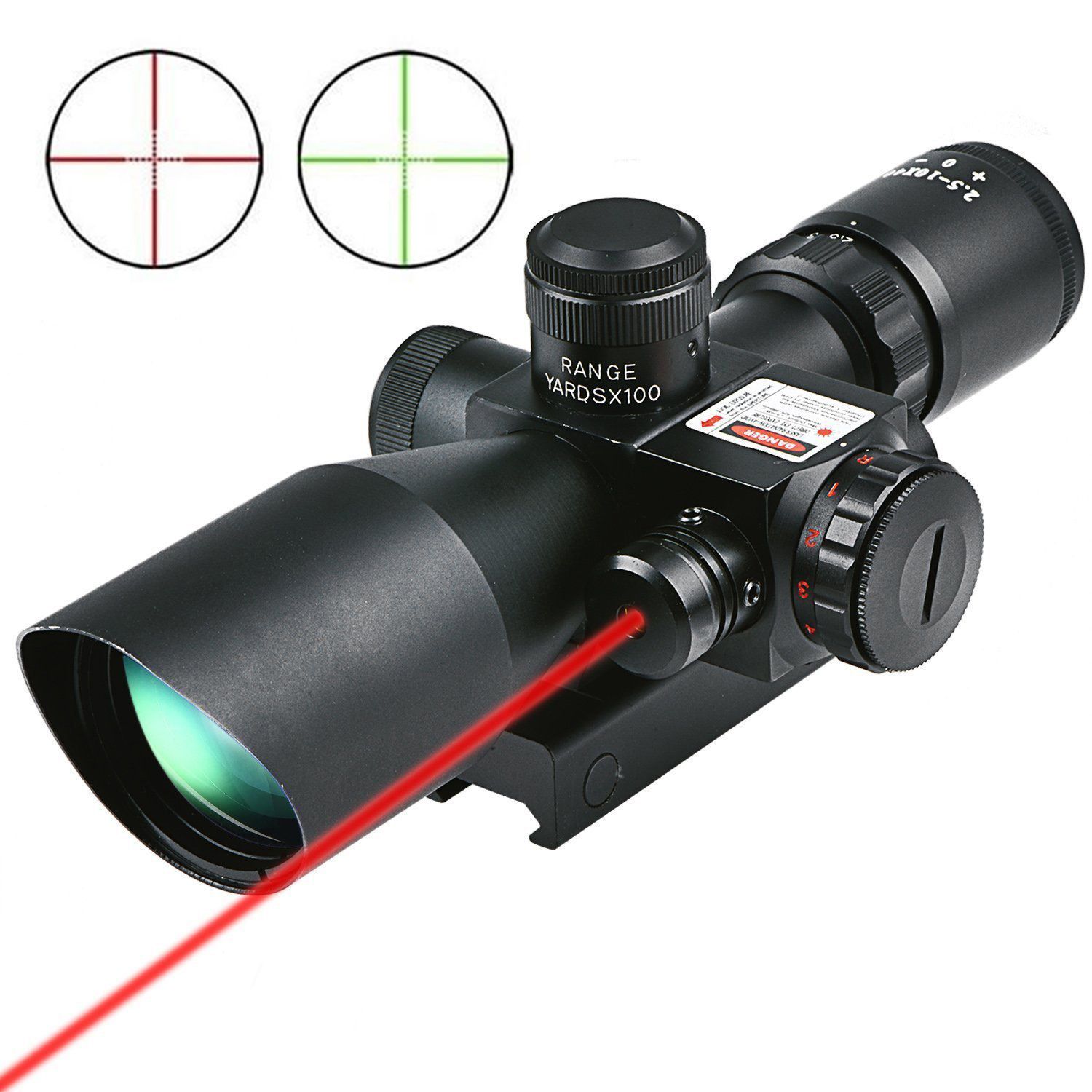 2019 Hunting Rifle Scope 2.5 10x40 E Red Green Illuminated Mil Dot Gun