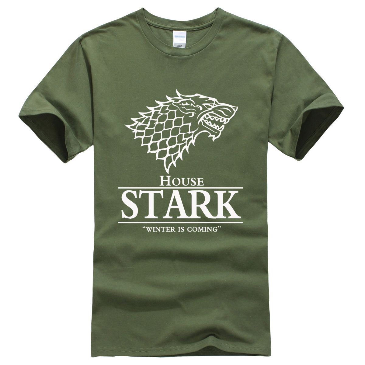 T Shirt 2019 Summer House Stark Printed Mens T Shirts The Song Of Ice And Fire Winter Is Coming T Shirt Men Harajuku O Neck Top