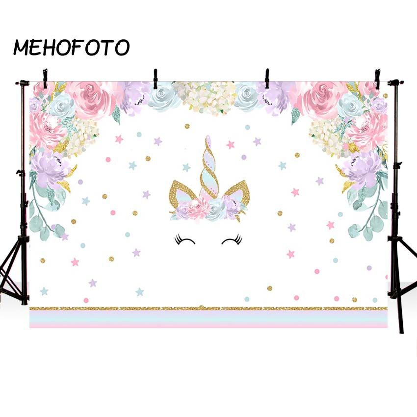 2019 Unicorn Birthday Photo Backdrops Pink Floral Baby Shower 2019 Unicorn Birthday Photo Backdrops Pink Floral Baby Shower