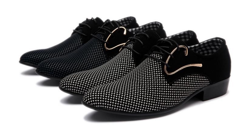 Hot Sale Luxury Men'S Shoes Flat Oxfords Casual Slip On Dress Wedding