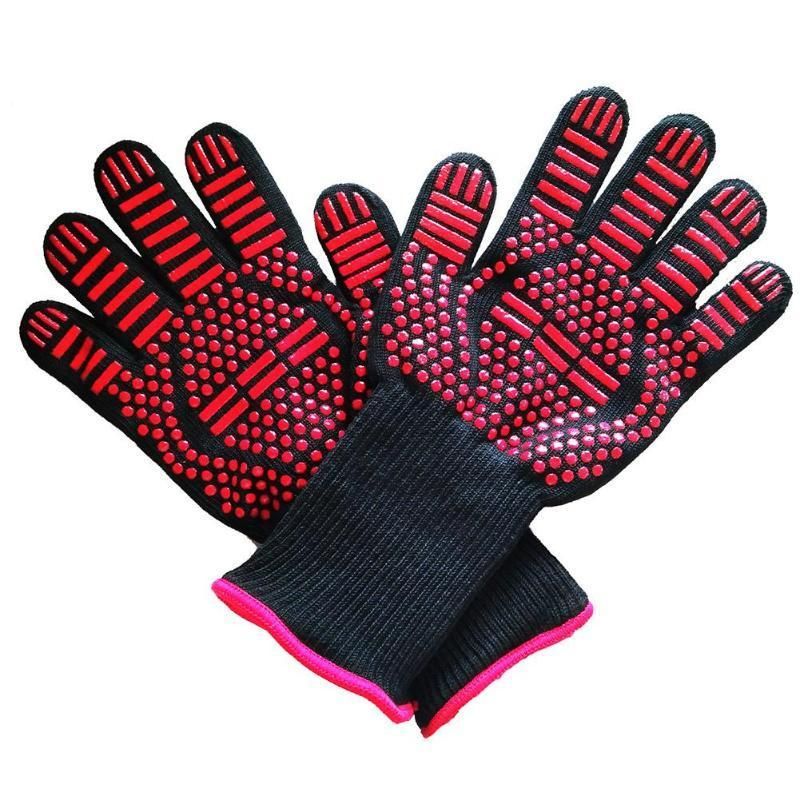 Hot SALE BBQ Grilling Cooking Gloves Extreme Heat Resistant Oven Welding Gloves