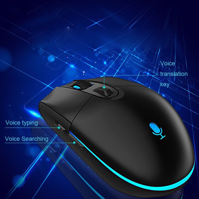2021 Latest 2.4G Wireless Mouse E102 1600DPI Smart Voice Mouse English