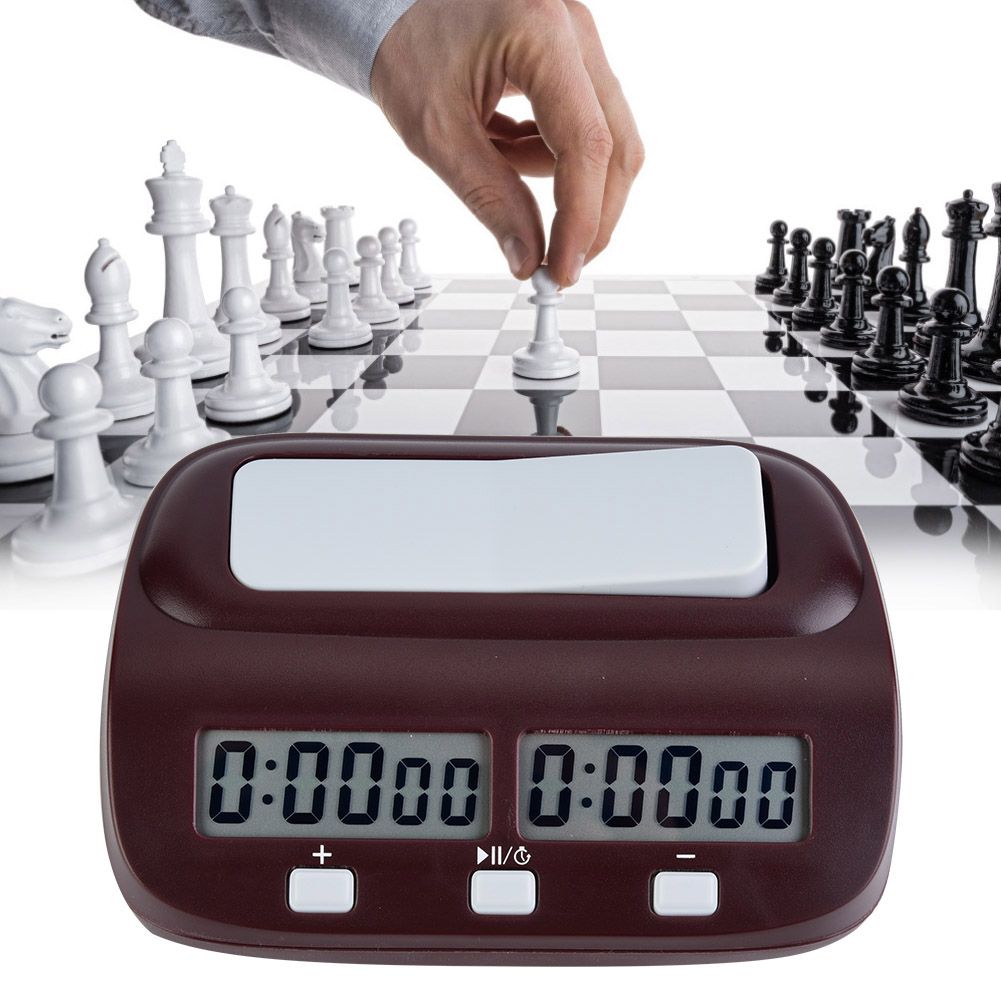 2021 New LEAP Digital Chess Clock Board Game Set Portable