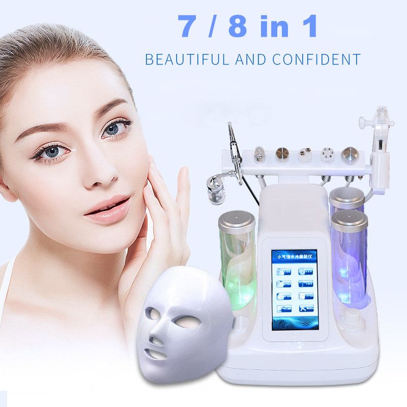2020 Hydro Dermabrasion Machine 7/8 In 1 H2 O2 RF Bio Lifting Beauty