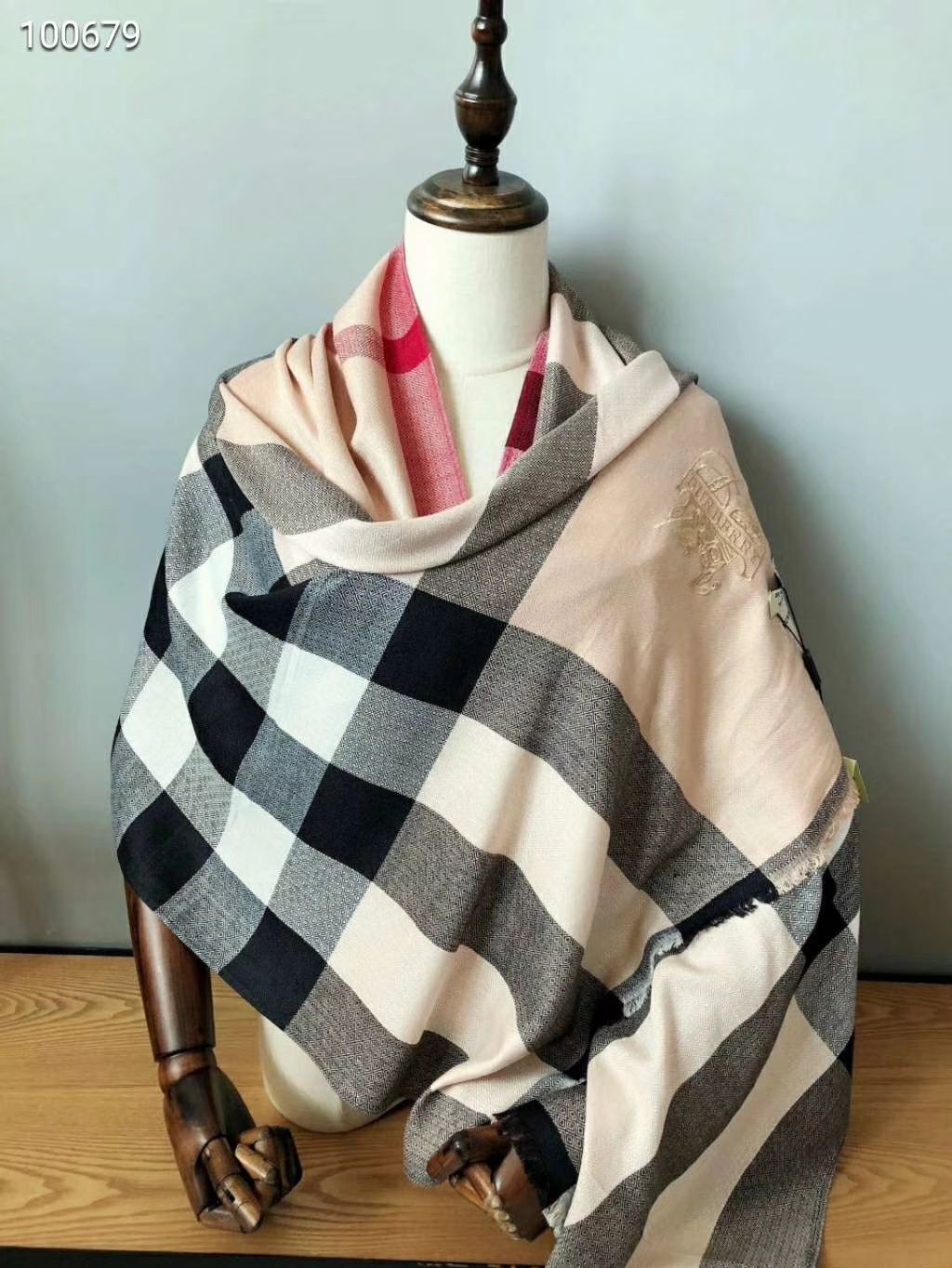 Highend Brand Scarf Fashion Luxury Men's Women's Plaid Cashmere Scarf Autumn And Winter High