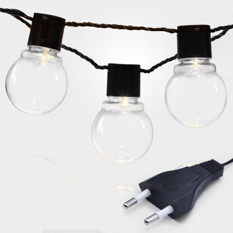 Arrangement Wedding Studio Display Window Decoration Photography Prop Outdoors Waterproof Led Coloured Lights Round Ball Bulb Lamp String