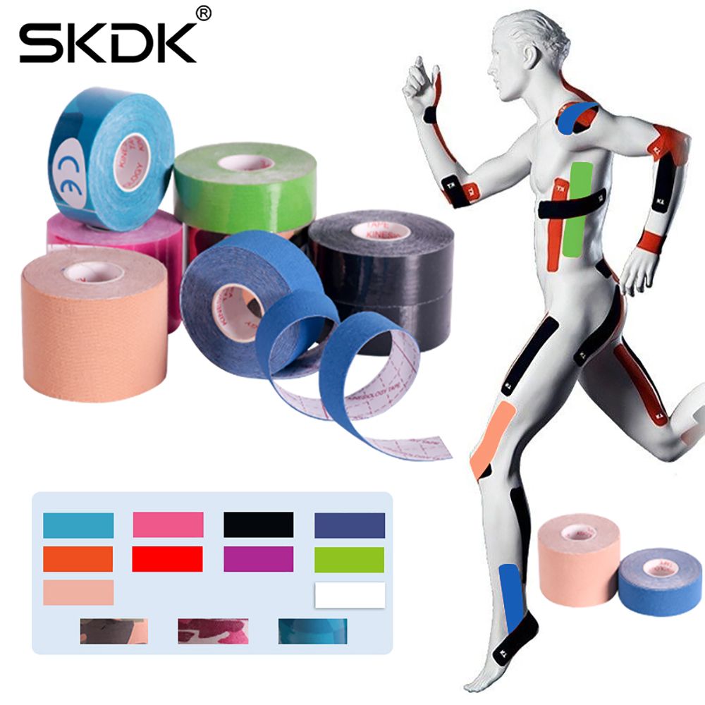 2021 5cm*5M Kinesiology Tape Breathable Waterproof Athletic Recovery