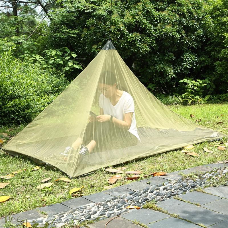 2020 2.2*1.2m Single Layer Mosquito Net Tents Outdoor Camping Portable