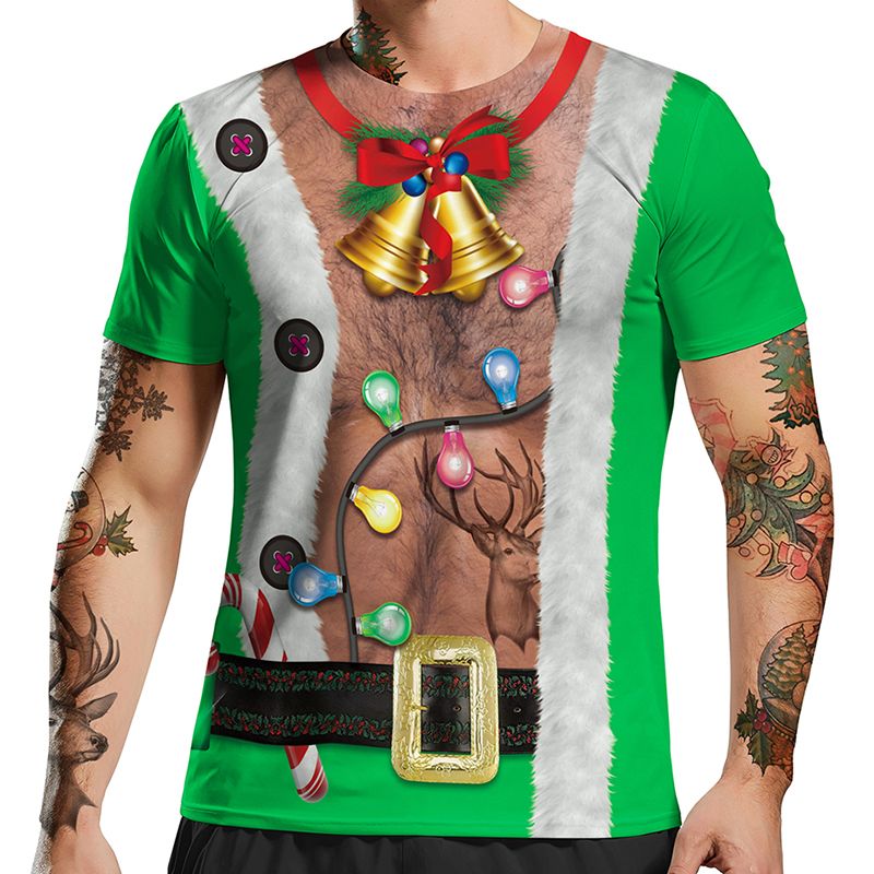 Wholesale Fashion 3D T Shirts Print Christmas Men'S Womens Tshirt Anime ...