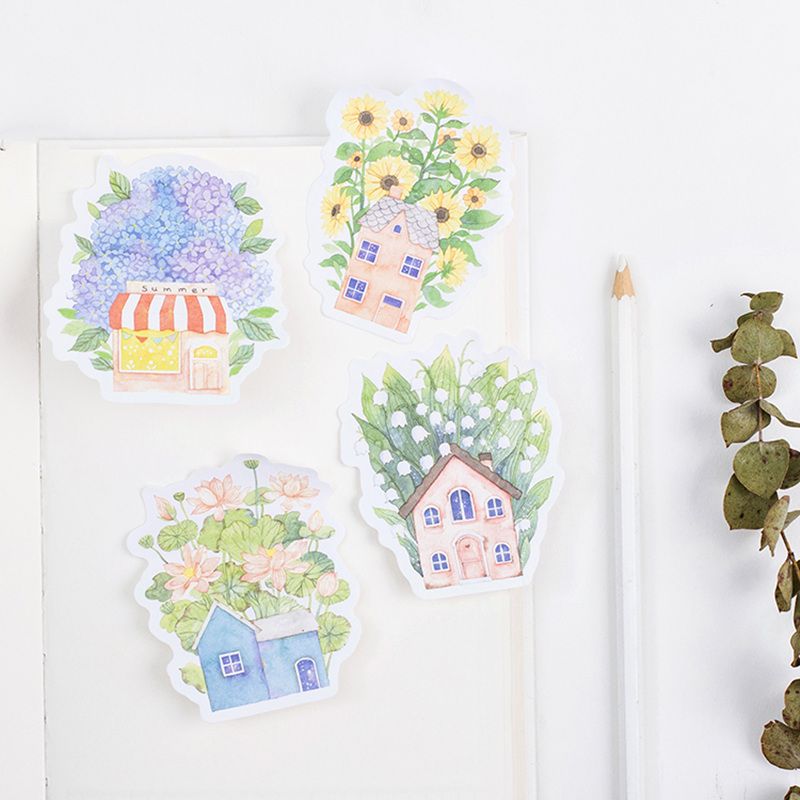 2019 garden flower adhesive note decorative diary sticker planner garden diary planner