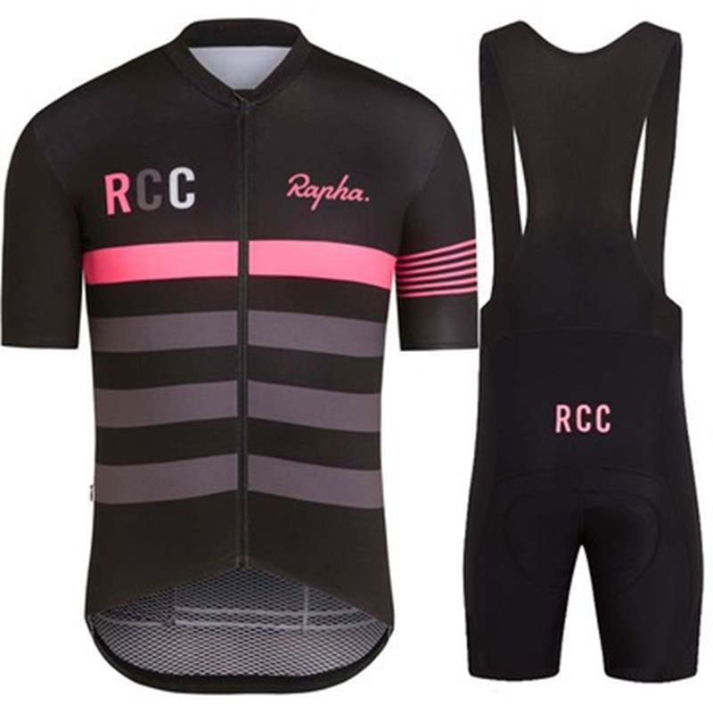 2021 Rapha Pro Cycling Jersey Men'S Bib Shorts Pro Bike Kit Breathable