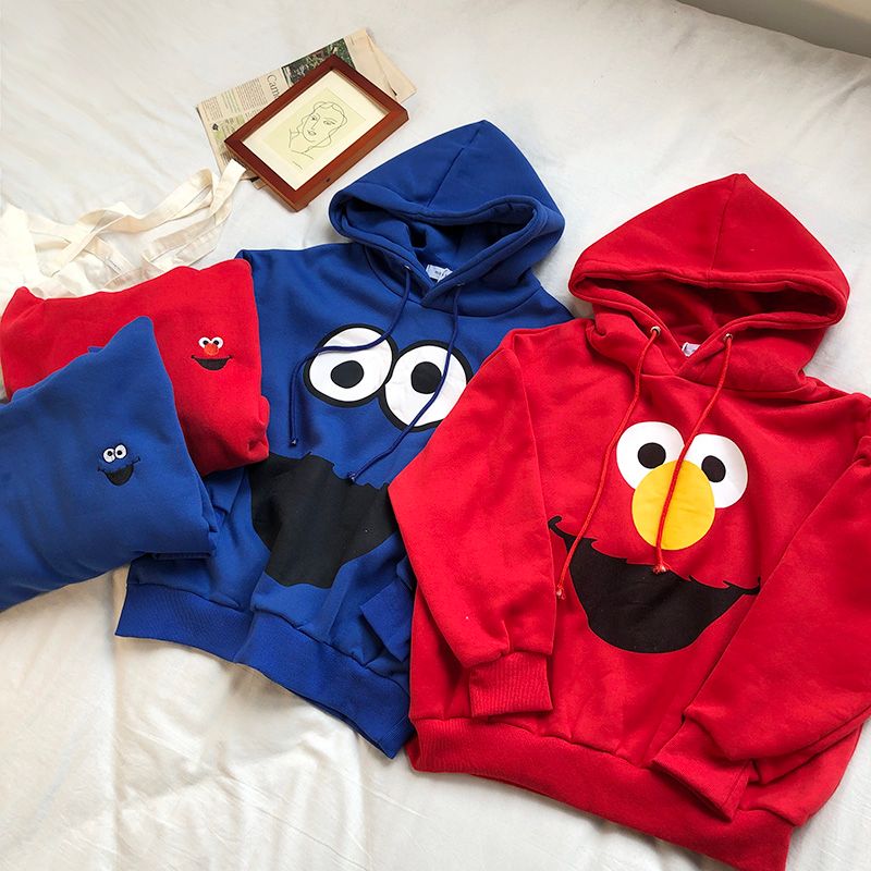 Rojo Emoji Capucha Primavera Bordado Kawaii Con Sudaderas Compre xE0znAqwZq