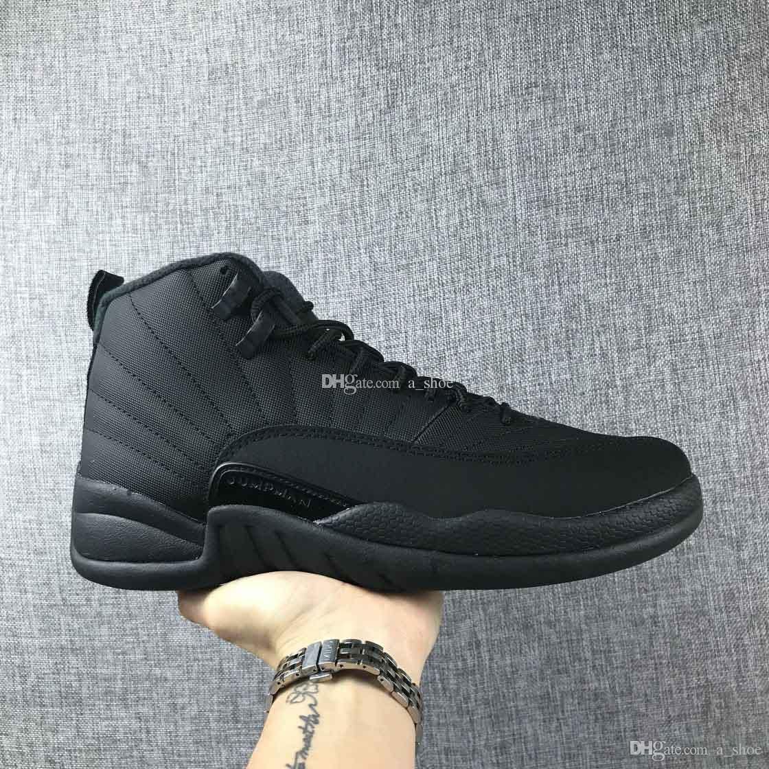 all black 12s mens