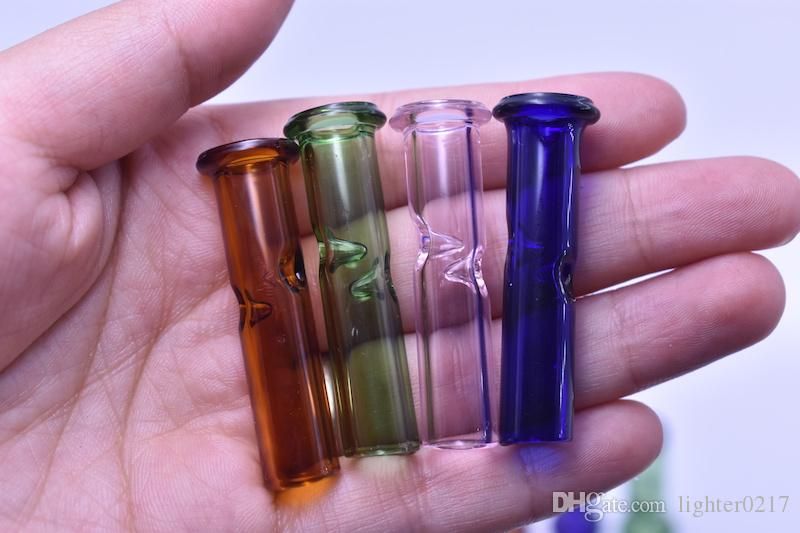2021 High Quality Thick Glass Cigarette Filter Tips Rolling Tobacco Tip