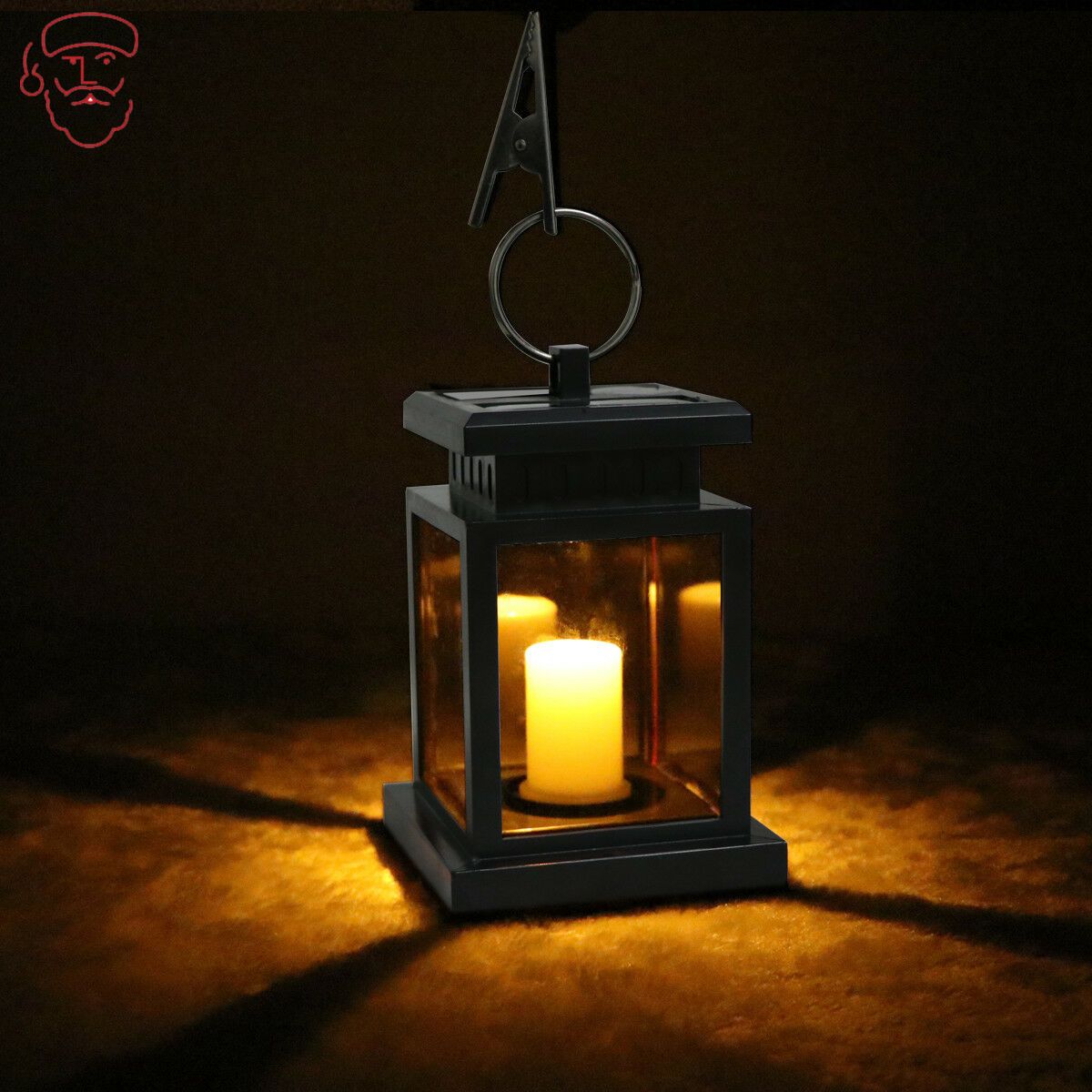 2019 Candle Table Lantern Hanging Light Waterproof Garden Solar Led