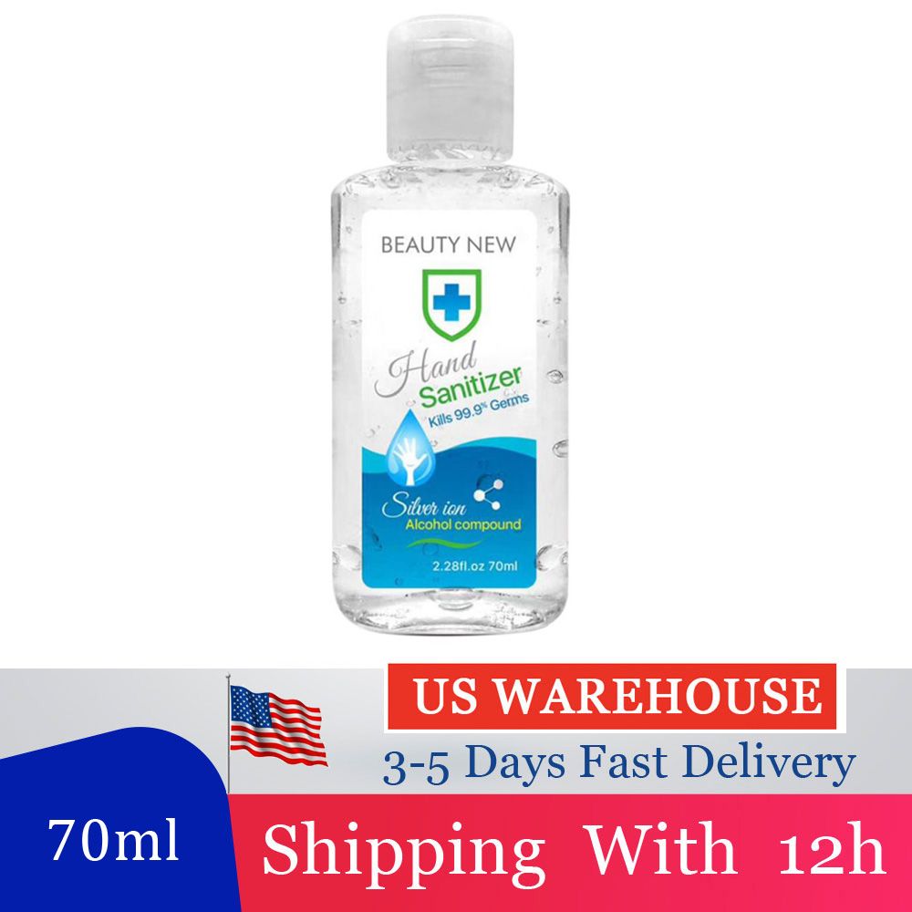 2020 Active Silver Ion Antibacterial Hand Sanitizer 70ml Portable