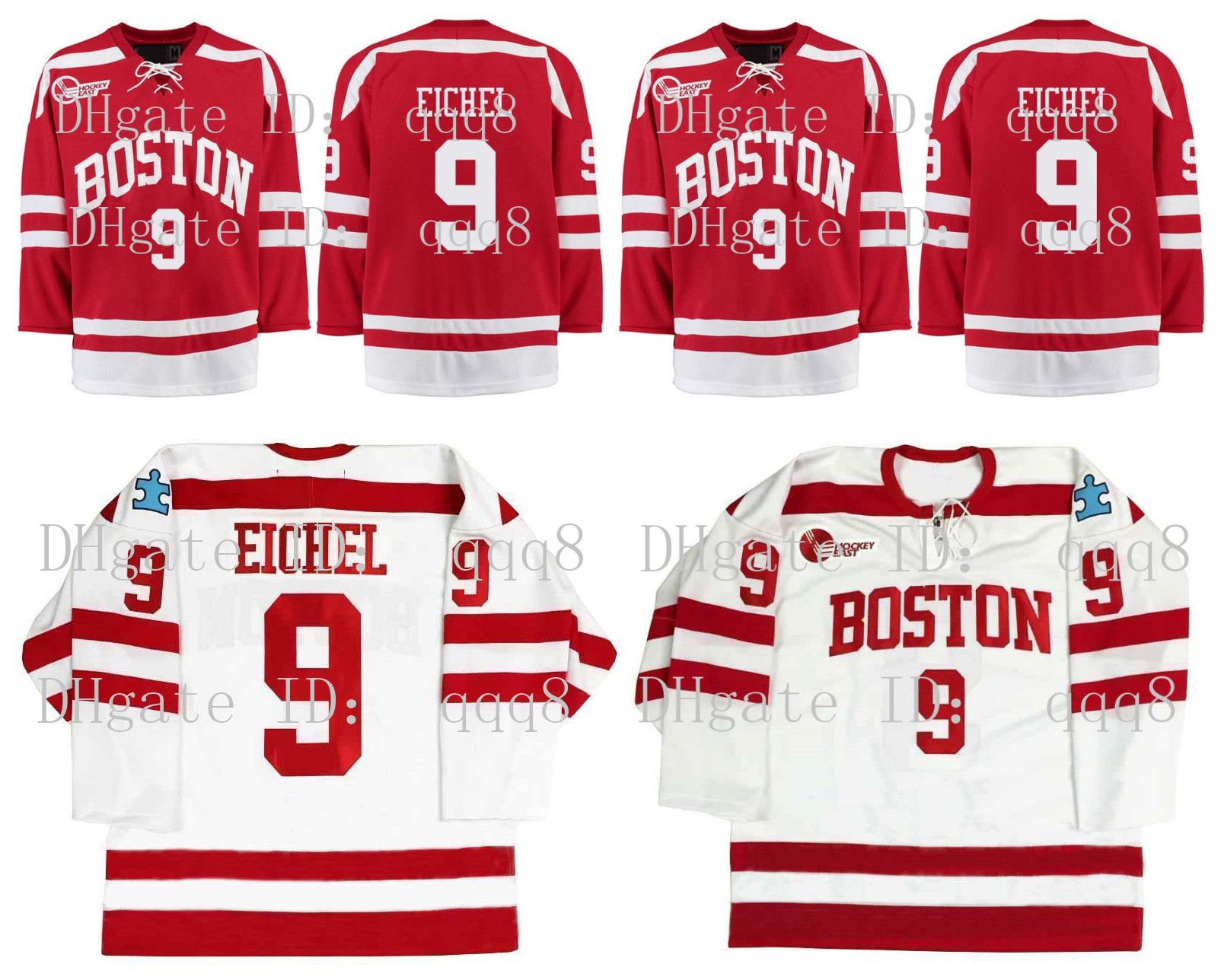 2020 9 Jack Eichel Jersey NCAA SIGNED Boston University Jersey 9 Jack