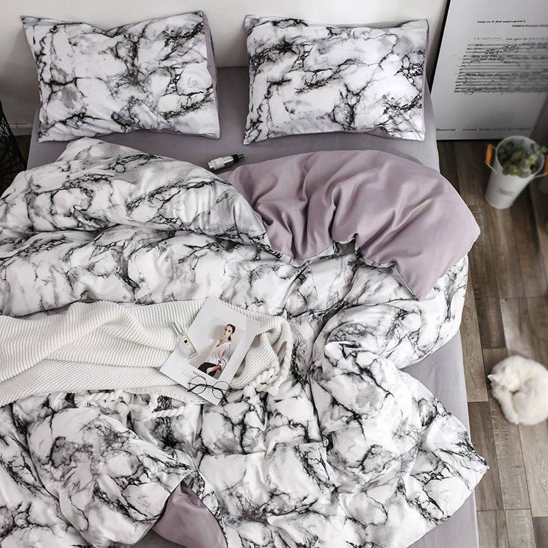 2019 White Marble Pattern Bedding Sets Duvet Cover Set 2 Single 2019 White Marble Pattern Bedding Sets Duvet Cover Set 2 Single Queen King Size Bed Linen Quilt No Sheet Filling From Oopp 43 1 Dhgate Com