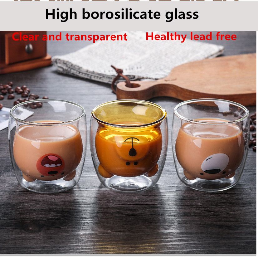 2020 A Double Cup Of Coffee 270 Ml Borosilicate Glass Hot And Cold