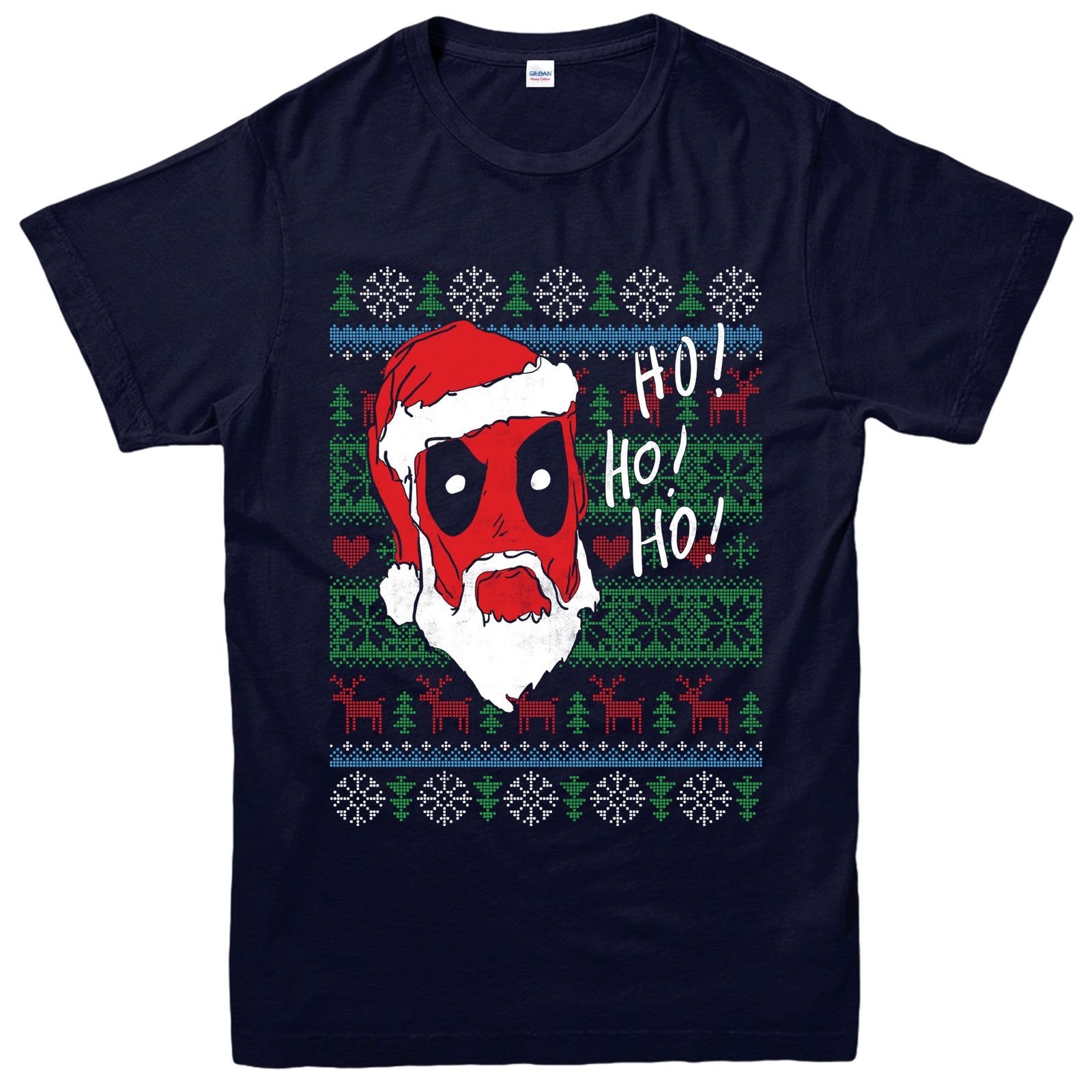 MARVEL COMICS Cadeau Festif Adultes /& Enfants Tee Top Deadpool Noël T-shirt
