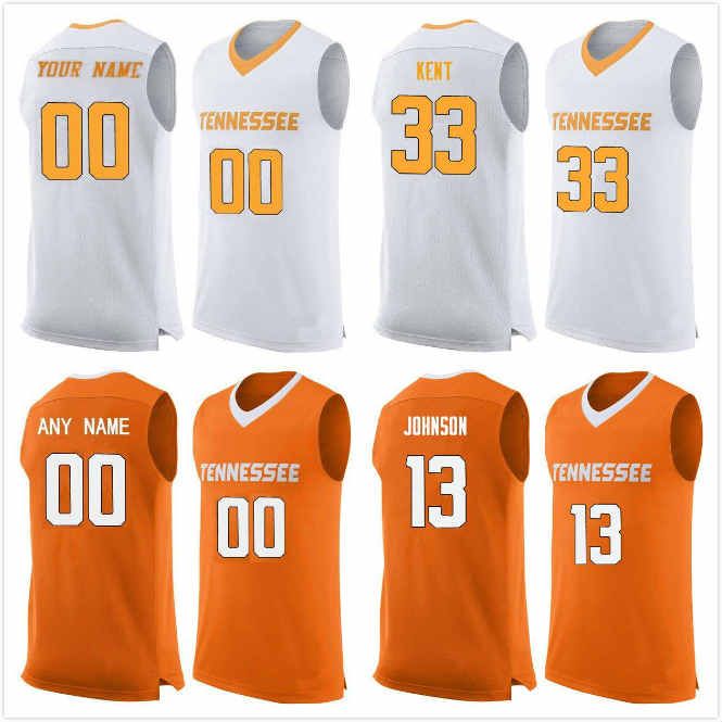 2020 Custom Tennessee Volunteers Jersey Jalen Johnson 13 Jacob Fleschman 4 Zach Kent 33 D.J