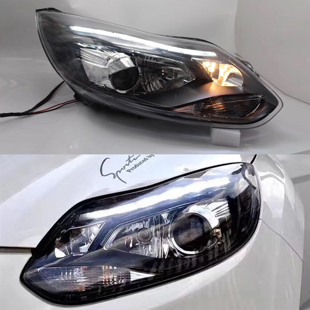 2021 Car Styling For Focus ST Style LED DRL H7 Hid Option Angel Eye Bi