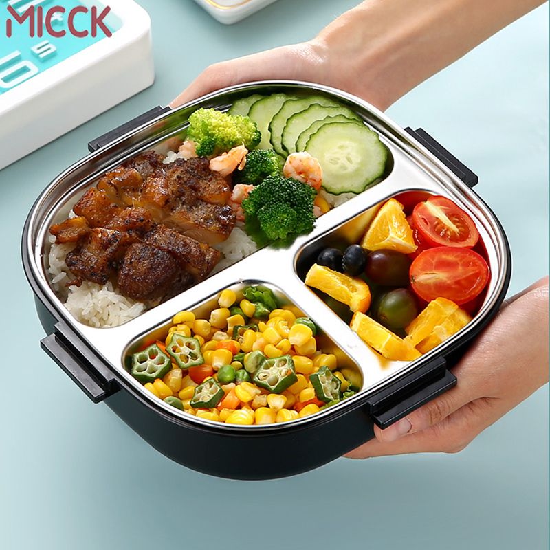 Micck Stainless Steel Lunch Box For Kid Heated New Lunch Box 2019