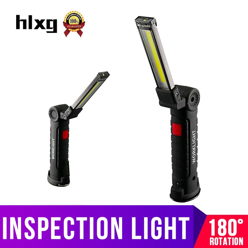 Lampe D'inspection Magnétique Petit Réparation La De Main Led Torche Hlxg Flexible Pour Travail Grand Cob Pliable Charge Usb TK1uFJ5lc3