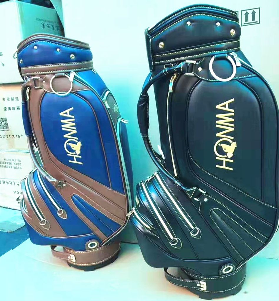 2019 Honma Golf Bag PU Leather Golf Cart Bag Men'S Golf Clubs Bag Good