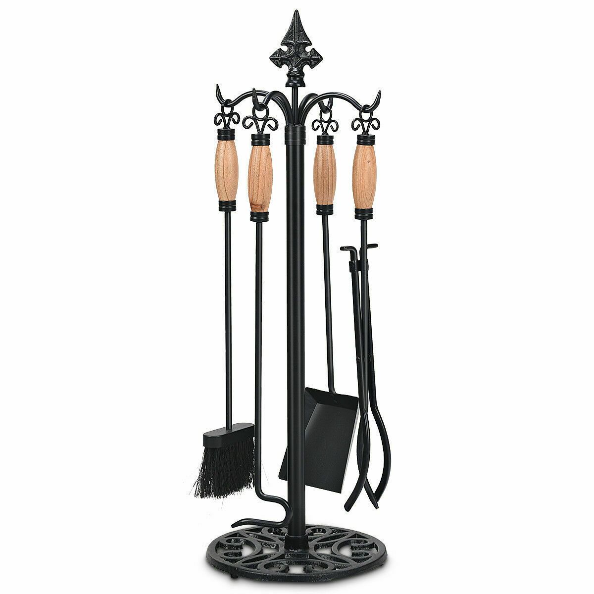 2020 Fireplace Tools Set Iron Fire Place Tool Set Stand Hearth