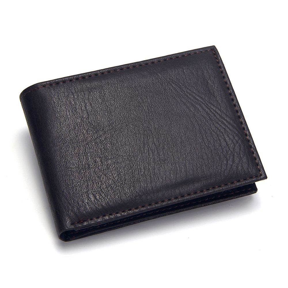 Casual Mens Wallets Leather Solid Luxury Wallet Men Pu Leather Slim ...