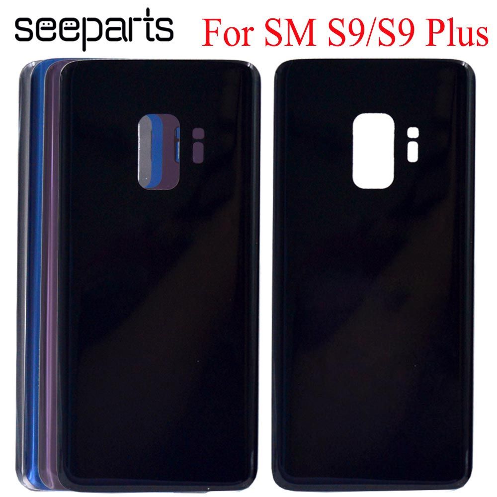 For Samsung Galaxy S9 Plus Back Glass Battery Cover Rear Door Housing Panel Case - Glass Door Samsung For Samsung Galaxy S9 Plus Back Glass Battery Cover Rear Door Housing Panel Case - Glass Door Samsung