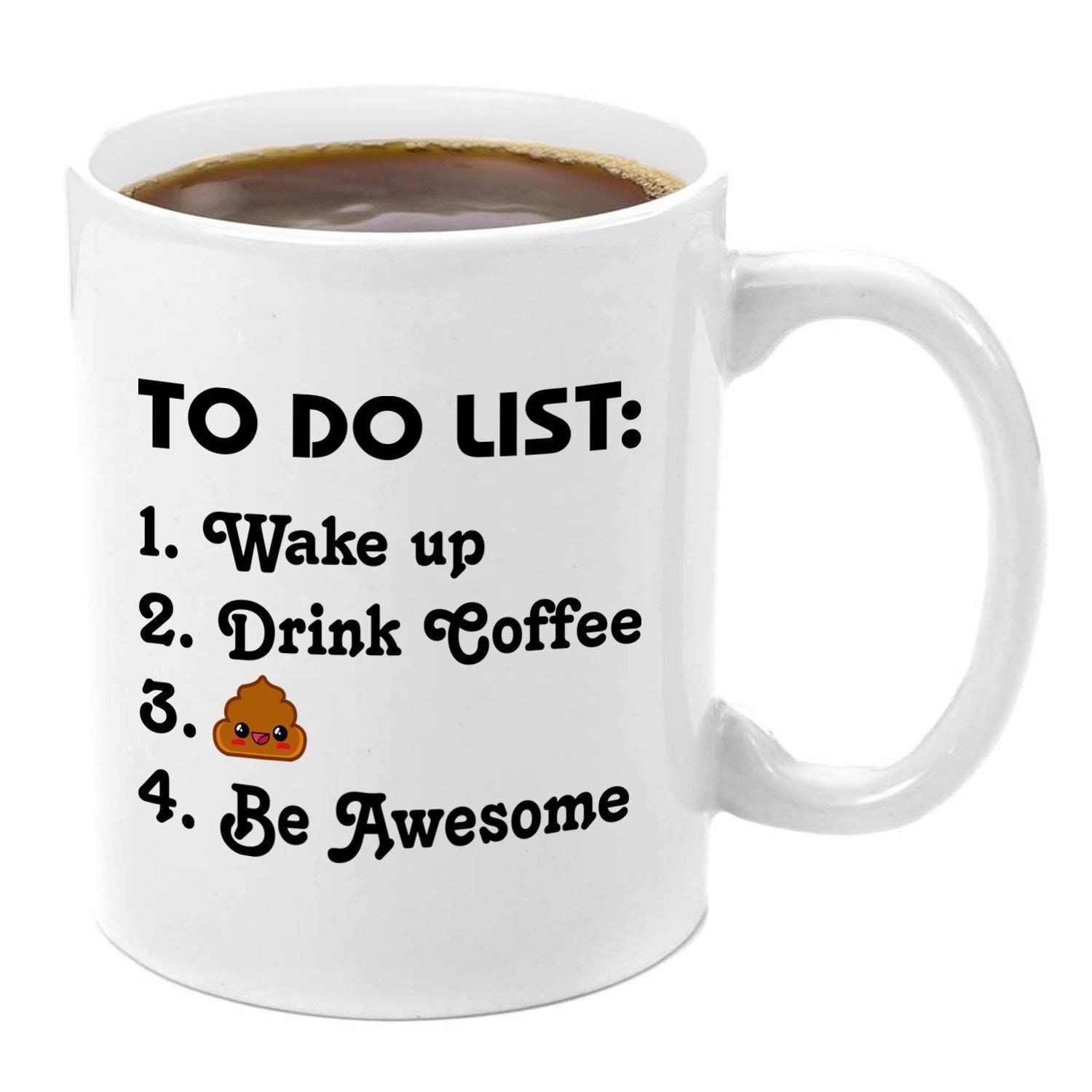 To Do List Premium 11oz Coffee Mug Set Fun Free Quotes