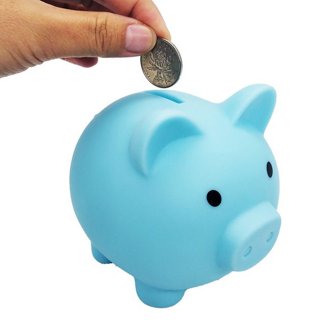 Cute Pig Cartoon Piggy Coin Box Plastic Piggy Bank Money Saving Bank - cute pig cartoon piggy coin box plastic piggy bank money saving bank money box kids birth!   day gift toy craft home decoration uk 2019 from wangfushuang